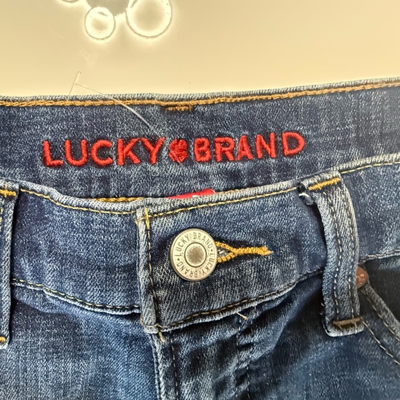 Lucky Brand Ava Mid-Rise Denim Cut-Off Shorts - Size 4/27 - Picture 5 of 13